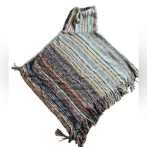 Cejon Poncho Bohemian Fringe Multicolour O/S